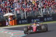 Lewis Hamilton (44) qualifying for the Italian GP. Source: Getty